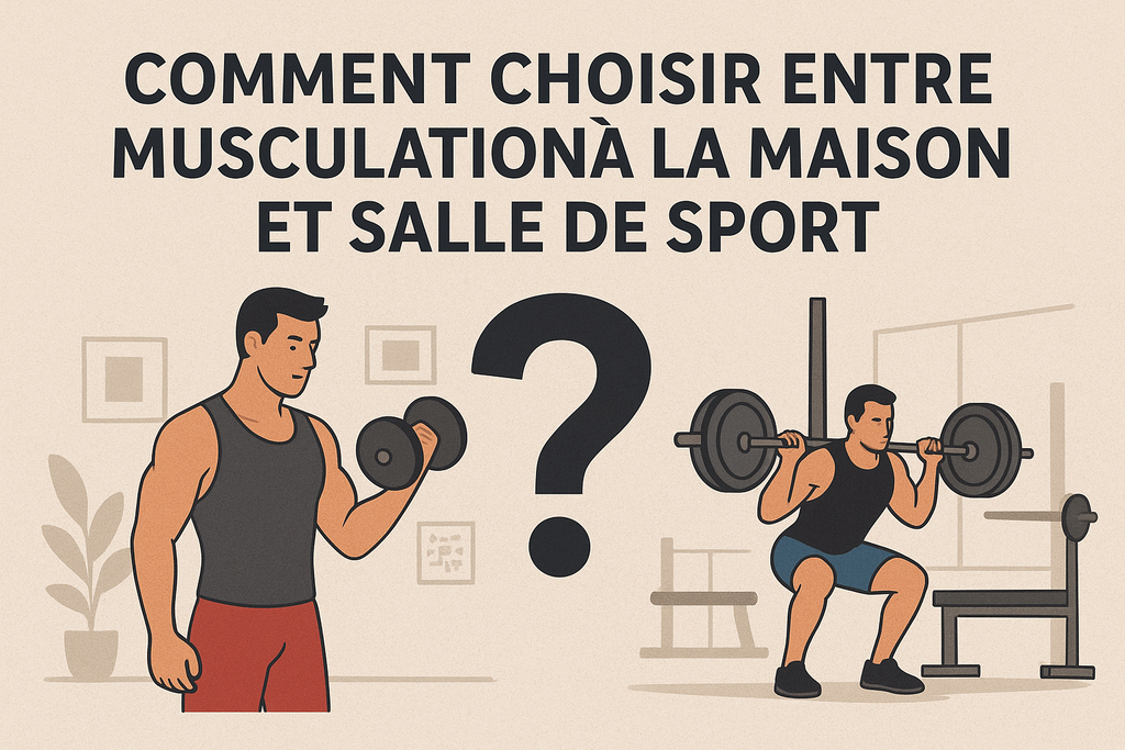 Comment choisir entre musculation à la maison et salle de sport