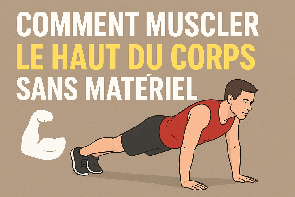 Comment muscler le haut du corps sans matériel : guide complet