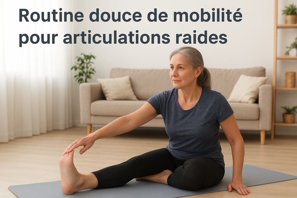 Routine douce de mobilité pour articulations raides