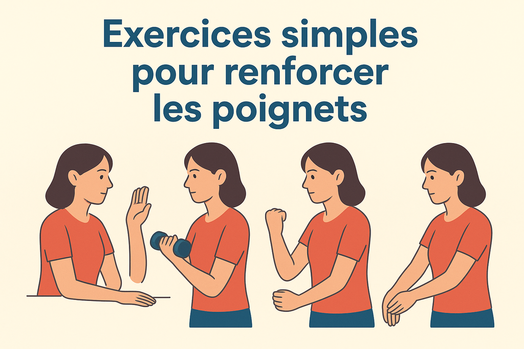 Exercices simples pour renforcer les poignets : guide complet