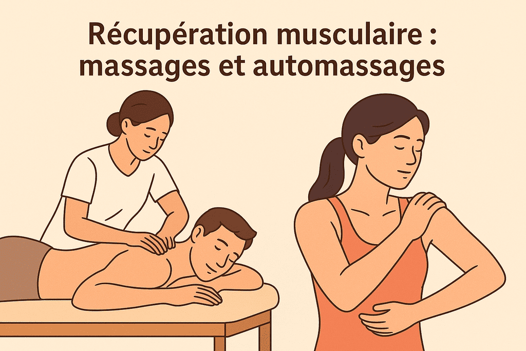 Récupération musculaire : massages et automassages
