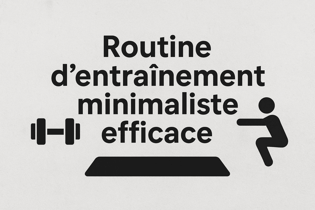 Routine d’entraînement minimaliste efficace : le guide complet pour obtenir des résultats avec un maximum de simplicité